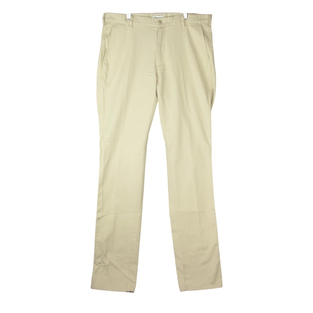 PETER MILLAR Men Sateen Stretch Cotton 5 Pocket Chino Pants Sz 34 NWT Khaki